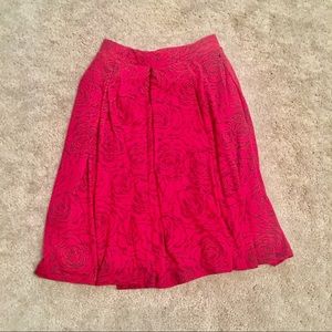 Lularoe Madison Skirt - Rose Print!